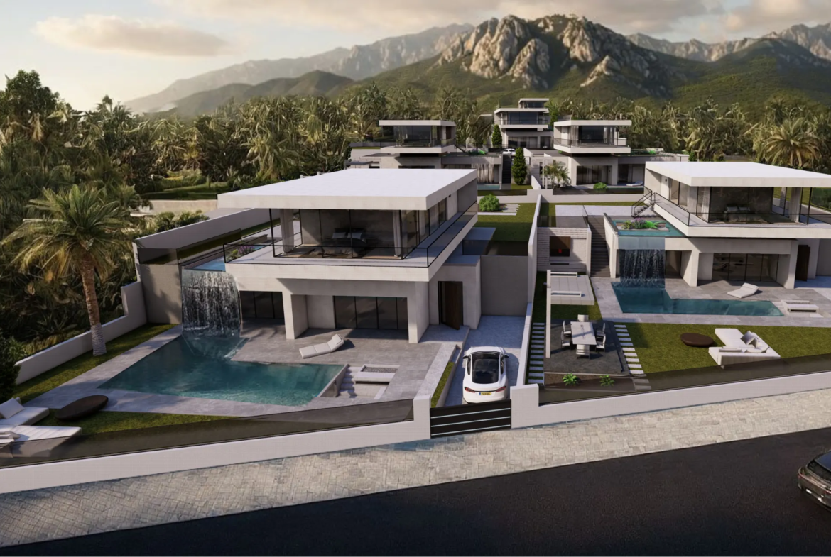 Hillside Private Pool Villa in North Cyprus