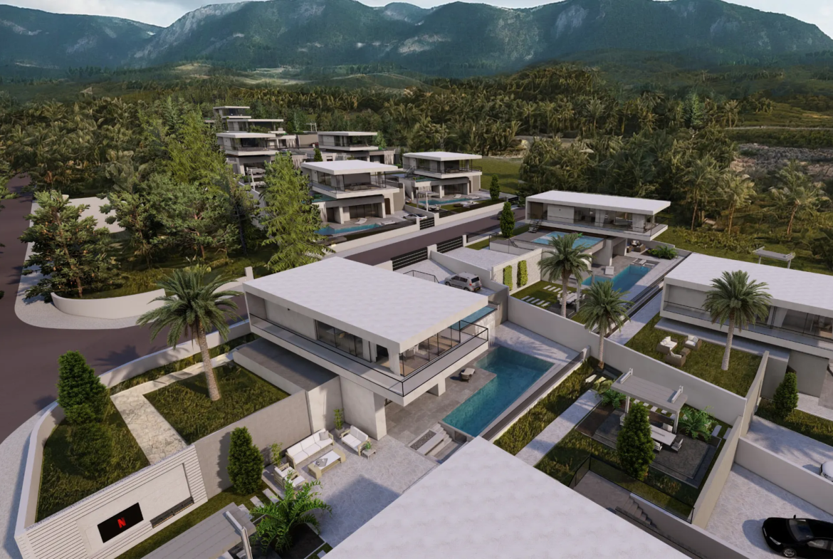 Hillside Private Pool Villa in North Cyprus