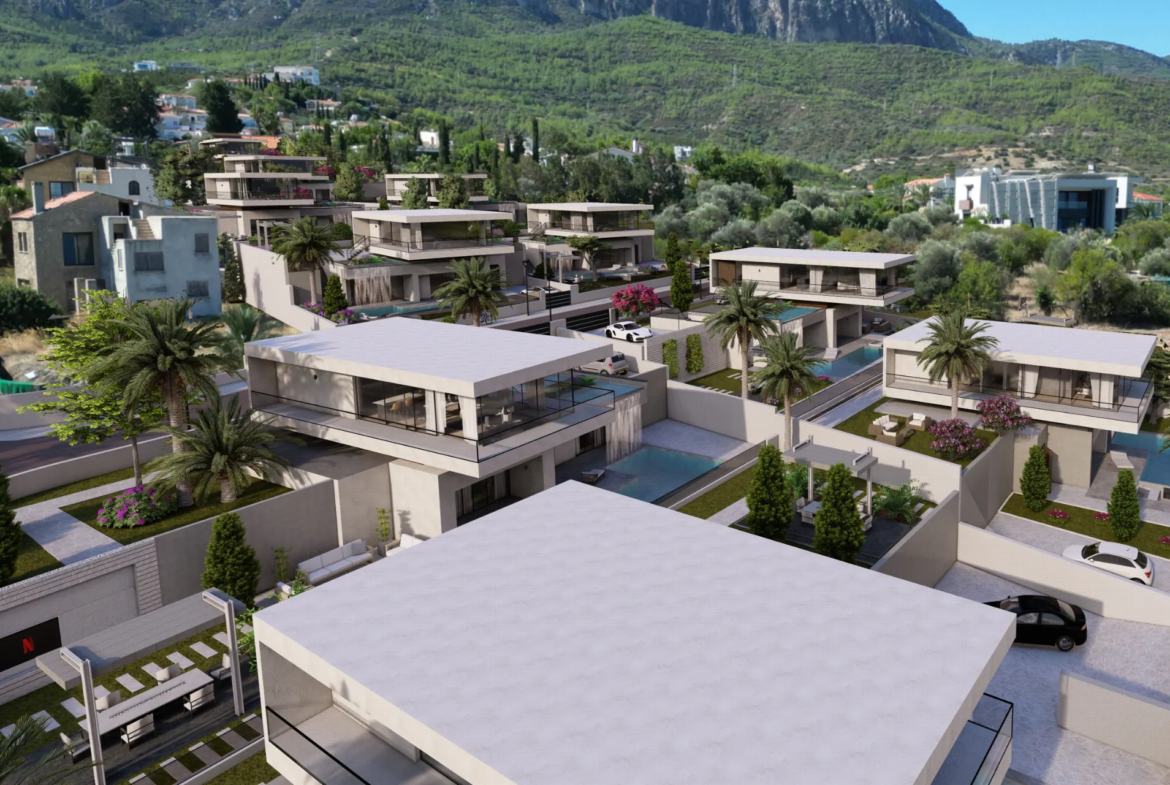 Hillside Private Pool Villa in North Cyprus