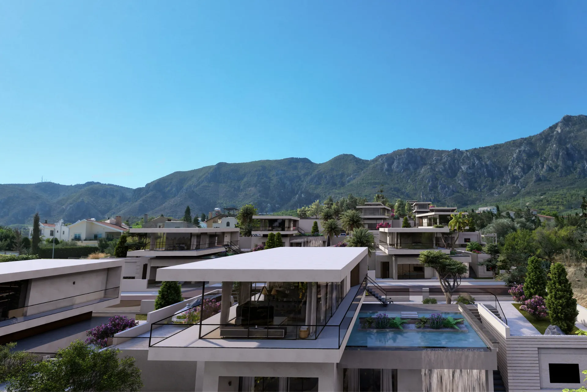 Hillside Private Pool Villa in North Cyprus