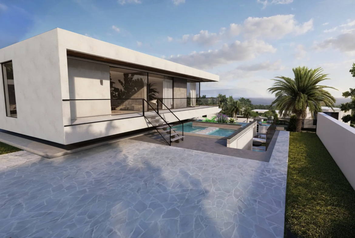 Hillside Private Pool Villa in North Cyprus