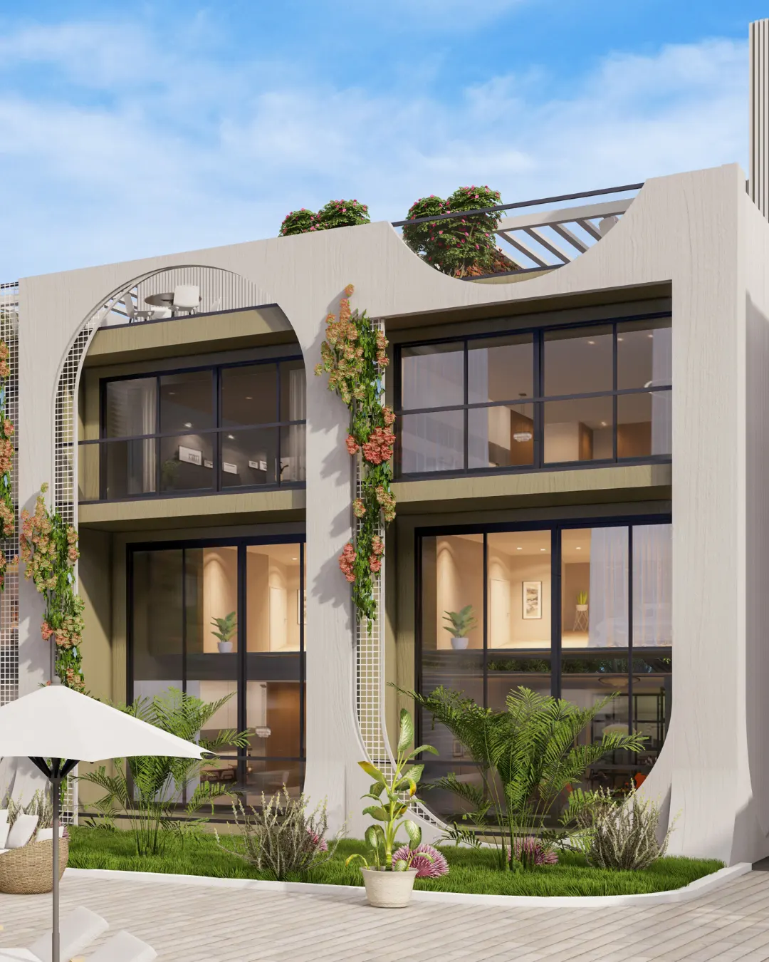 Loft Apartment with Garden in North Cyprus