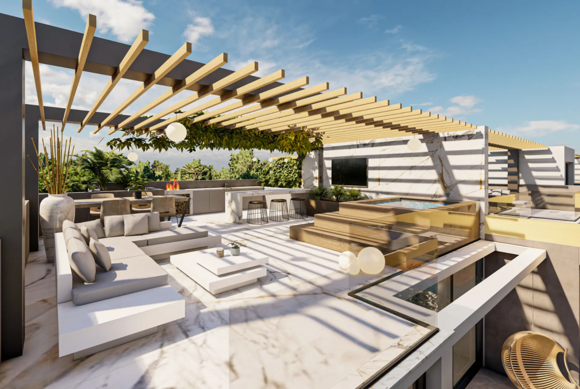 North Cyprus Property with Private Roof Terrace