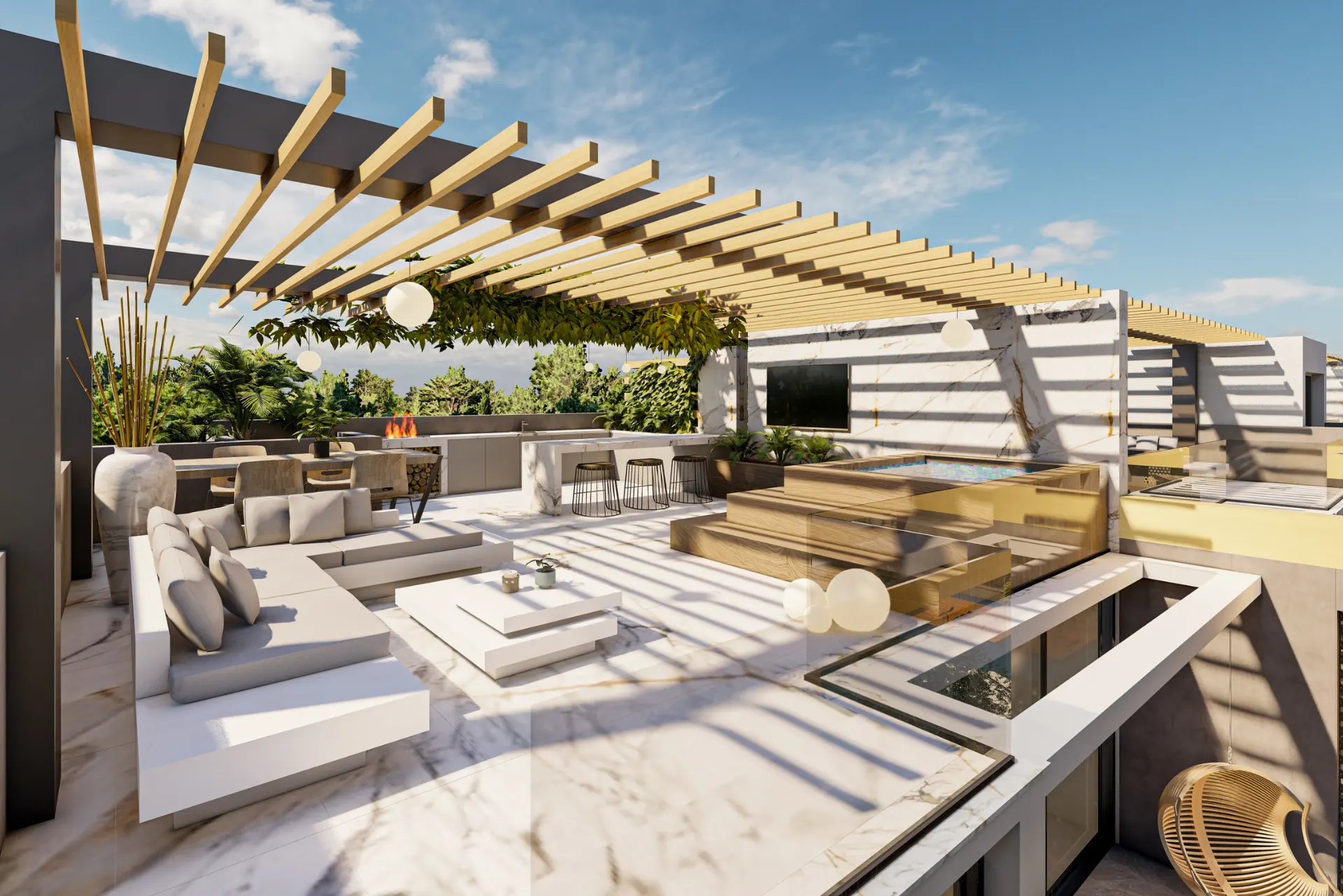 North Cyprus Property with Private Roof Terrace