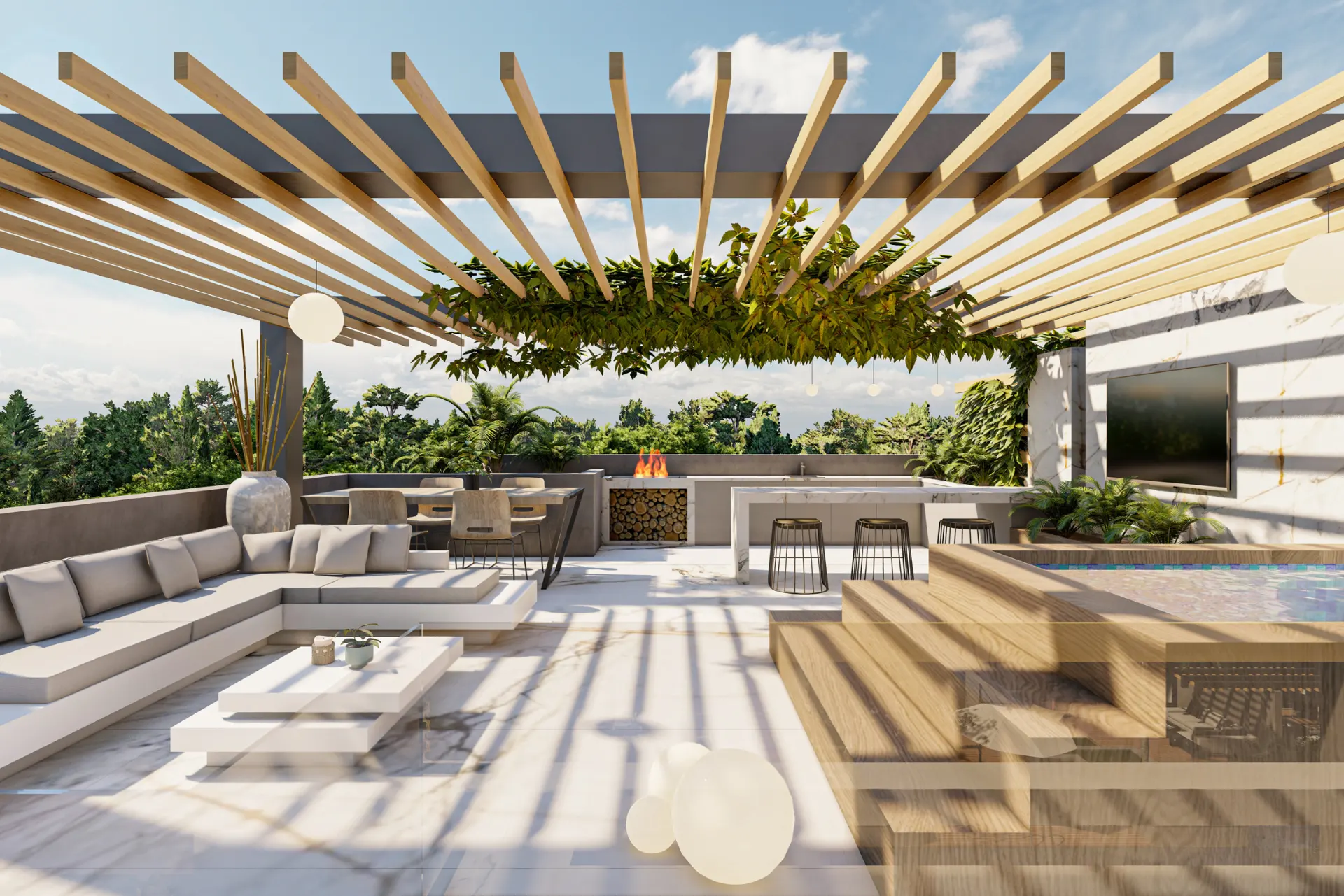 North Cyprus Property with Private Roof Terrace