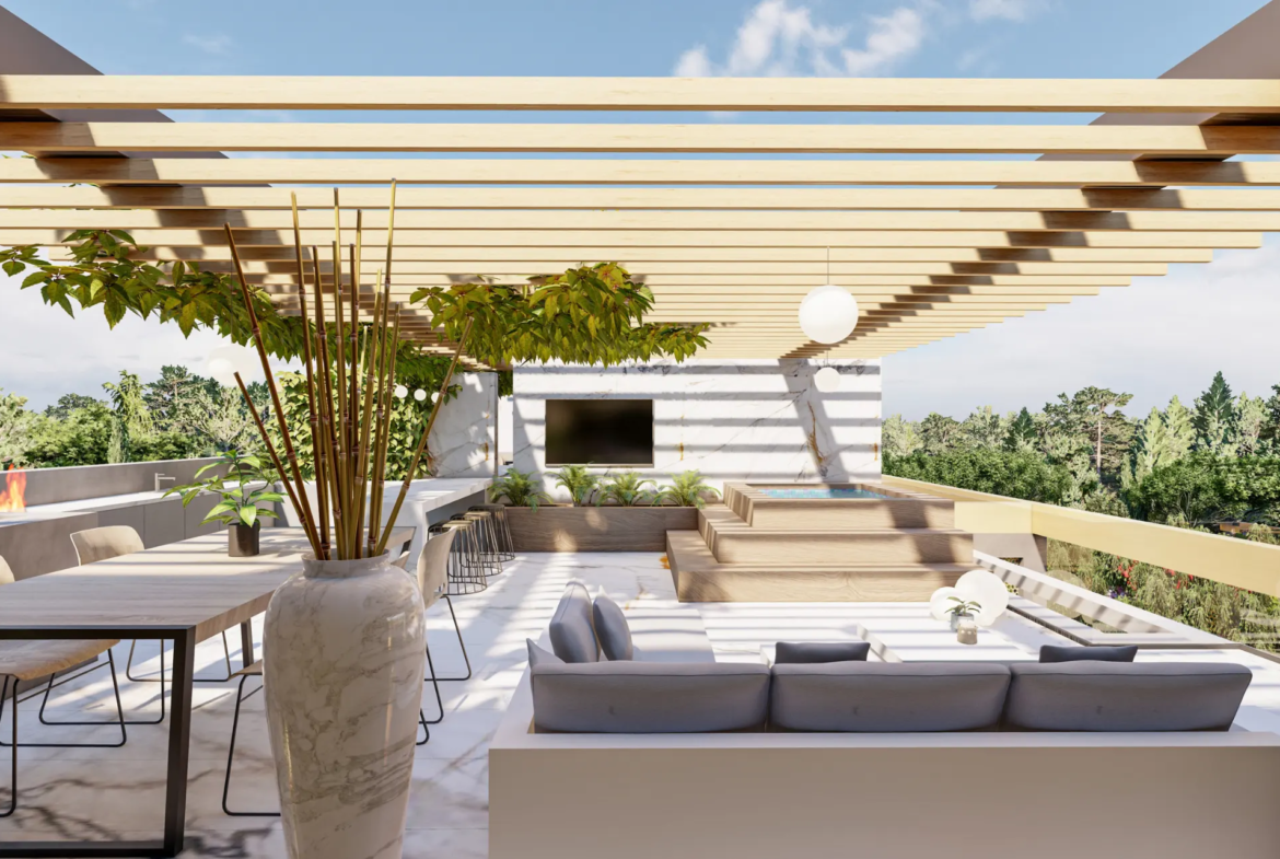 North Cyprus Property with Private Roof Terrace