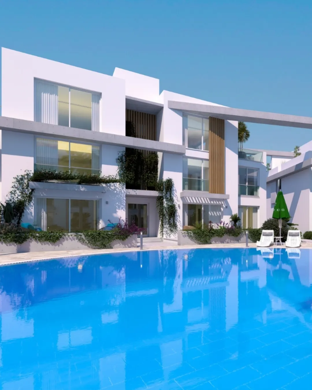 Poolside Resort Home in Bogaz