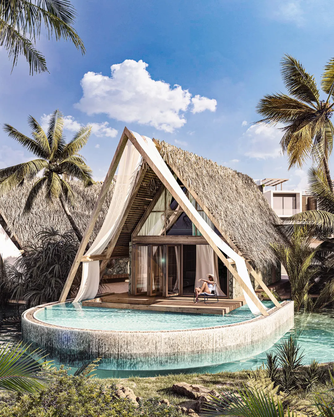 Sea View Villa with Private Pool in North Cyprus