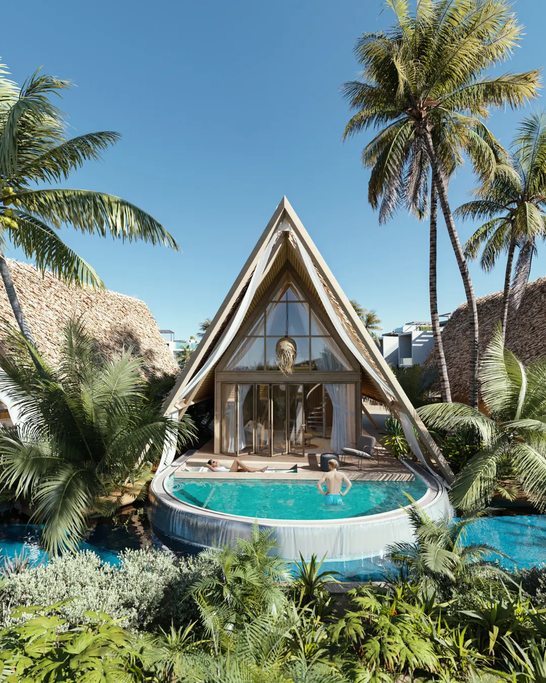 Sea View Villa with Private Pool in North Cyprus