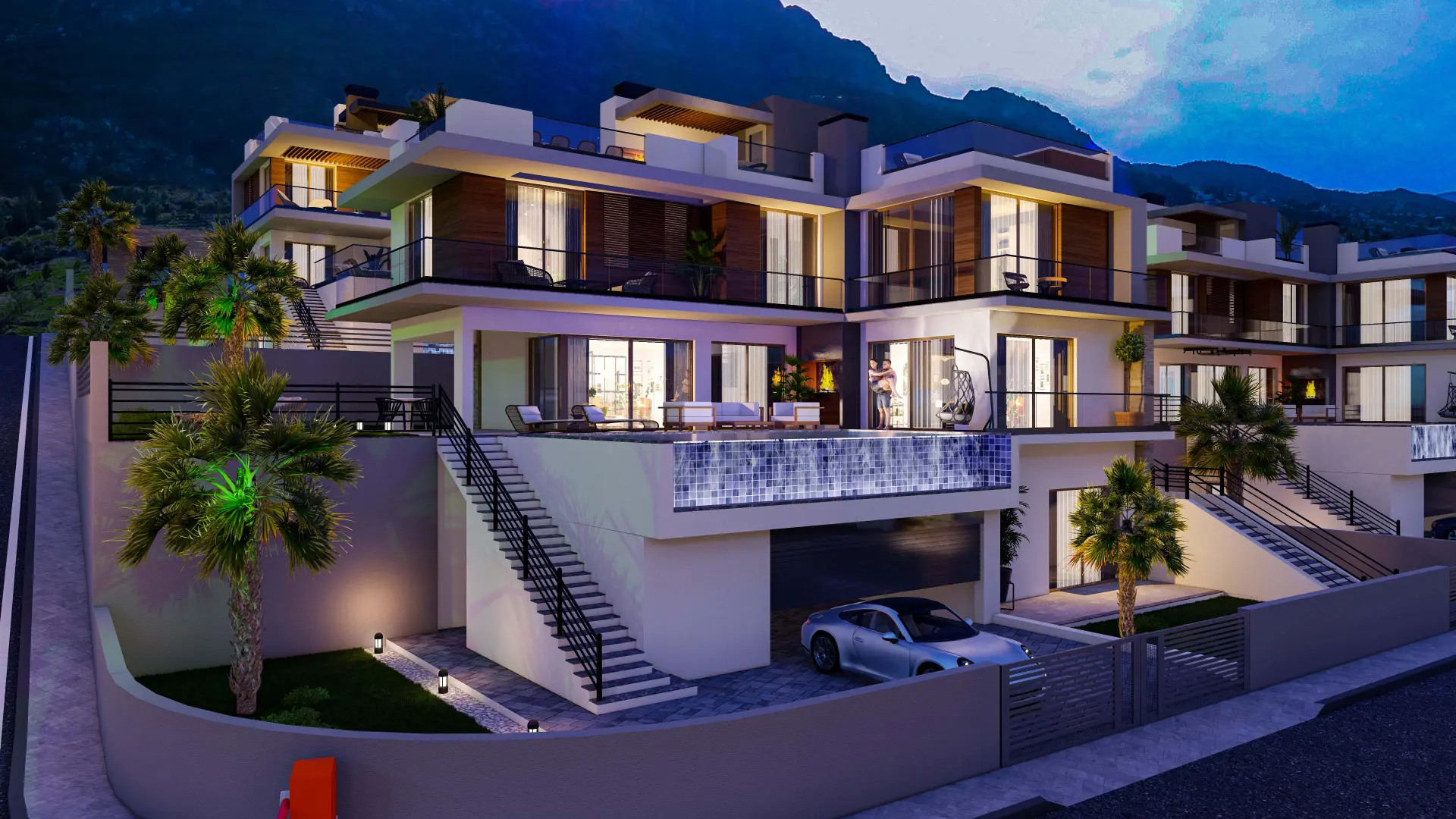 5 Bedroom Triplex Villa with Private Pool for Sale in Lapta
