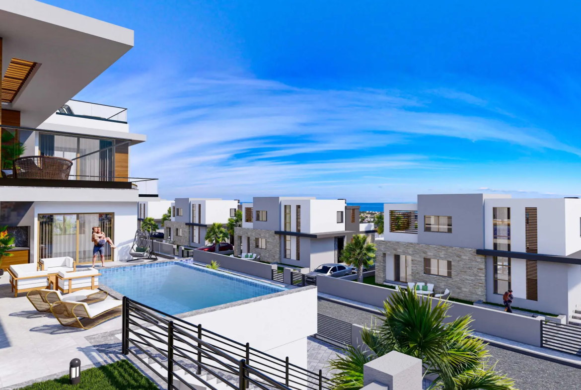 5 Bedroom Triplex Villa with Private Pool for Sale in Lapta