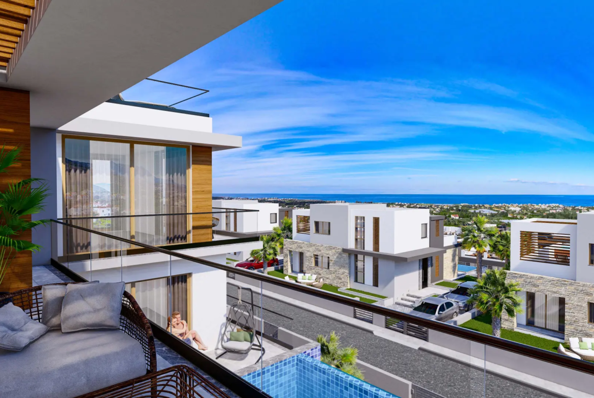 5 Bedroom Triplex Villa with Private Pool for Sale in Lapta