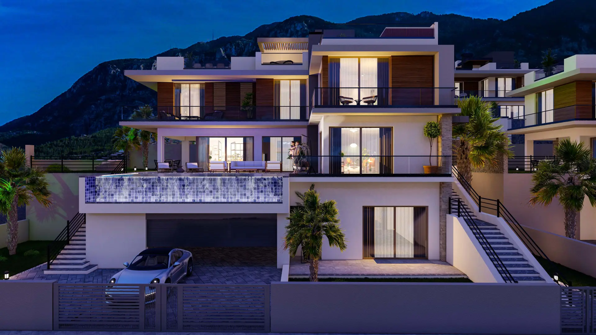5 Bedroom Triplex Villa with Private Pool for Sale in Lapta