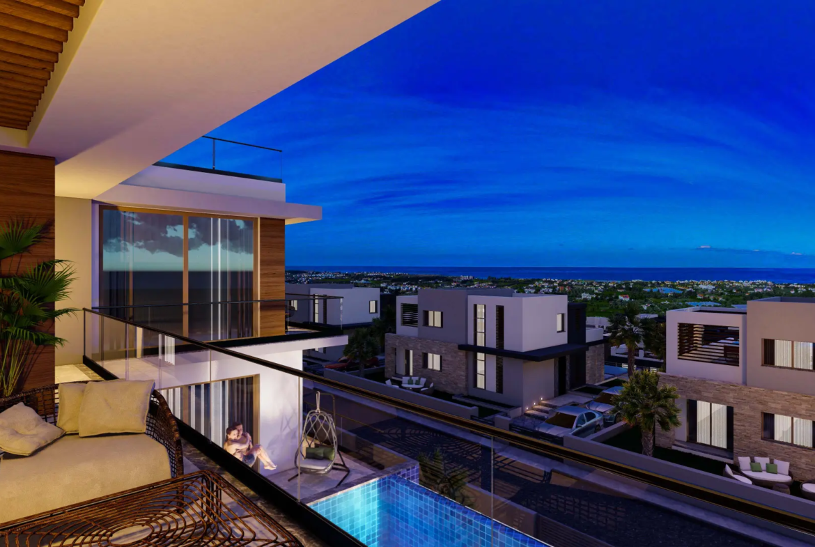 5 Bedroom Triplex Villa with Private Pool for Sale in Lapta