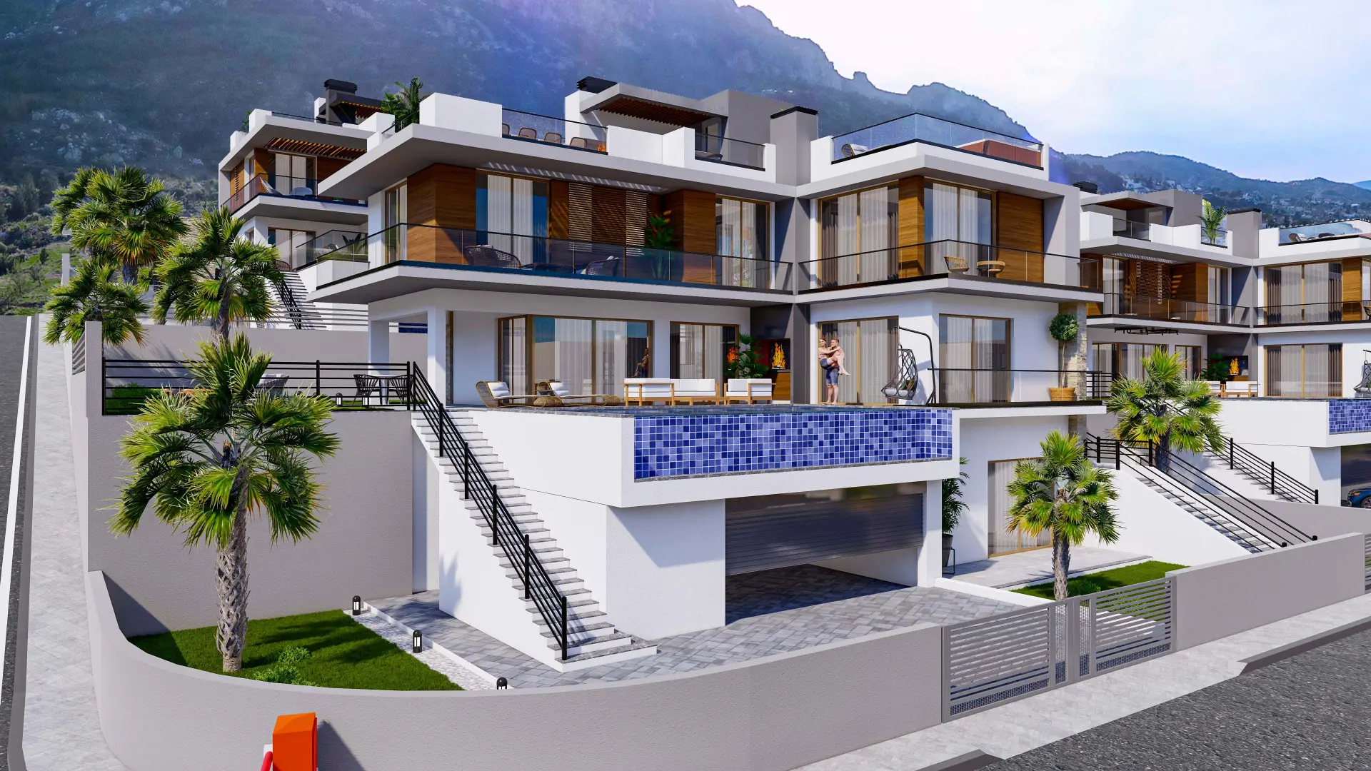 5 Bedroom Triplex Villa with Private Pool for Sale in Lapta