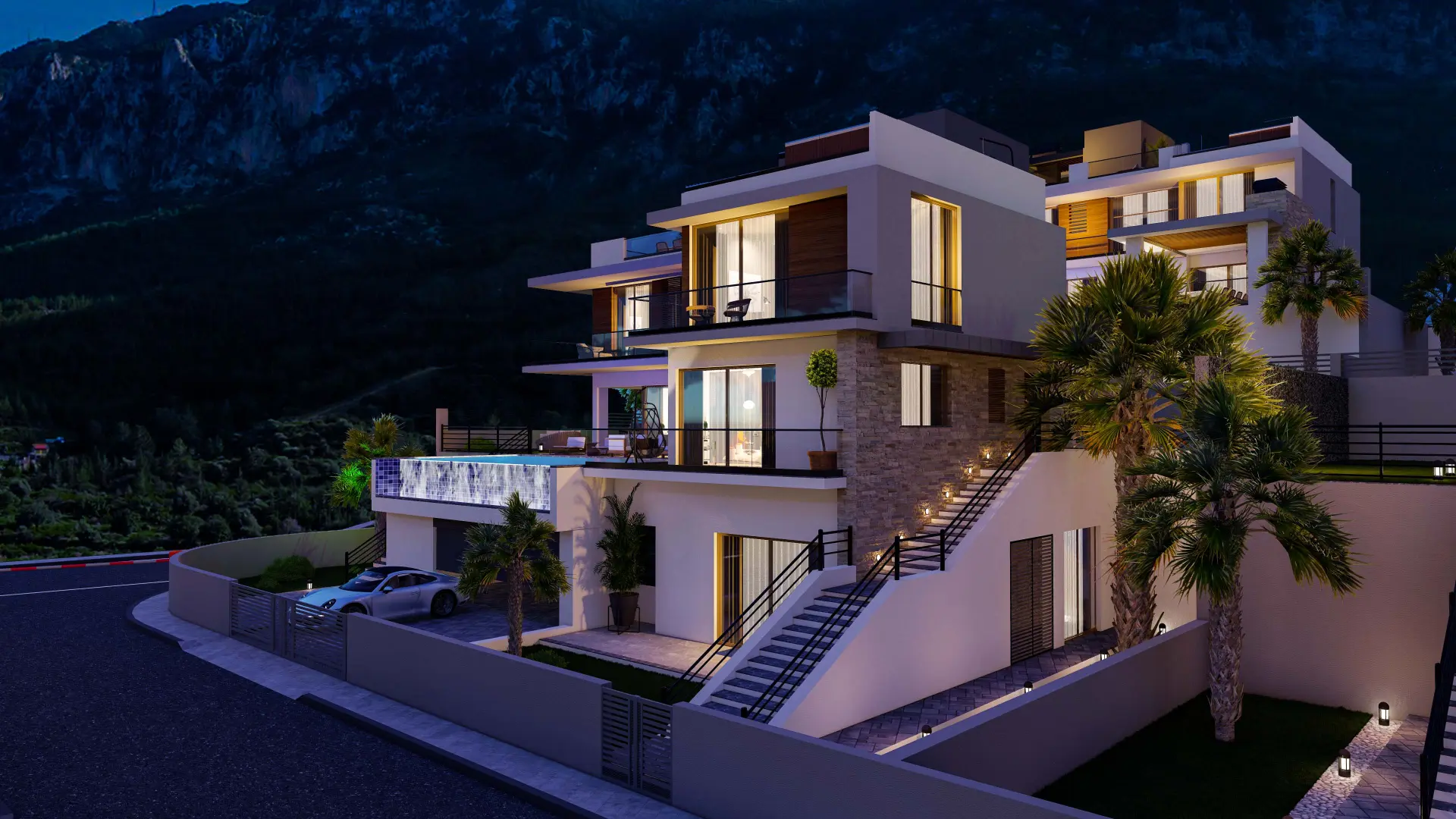 5 Bedroom Triplex Villa with Private Pool for Sale in Lapta