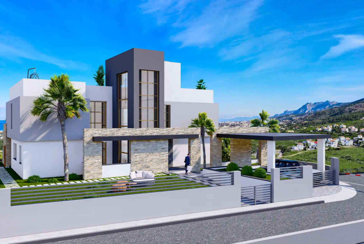 6 Bedroom Triplex Villa with Infinity Pool for Sale in Lapta