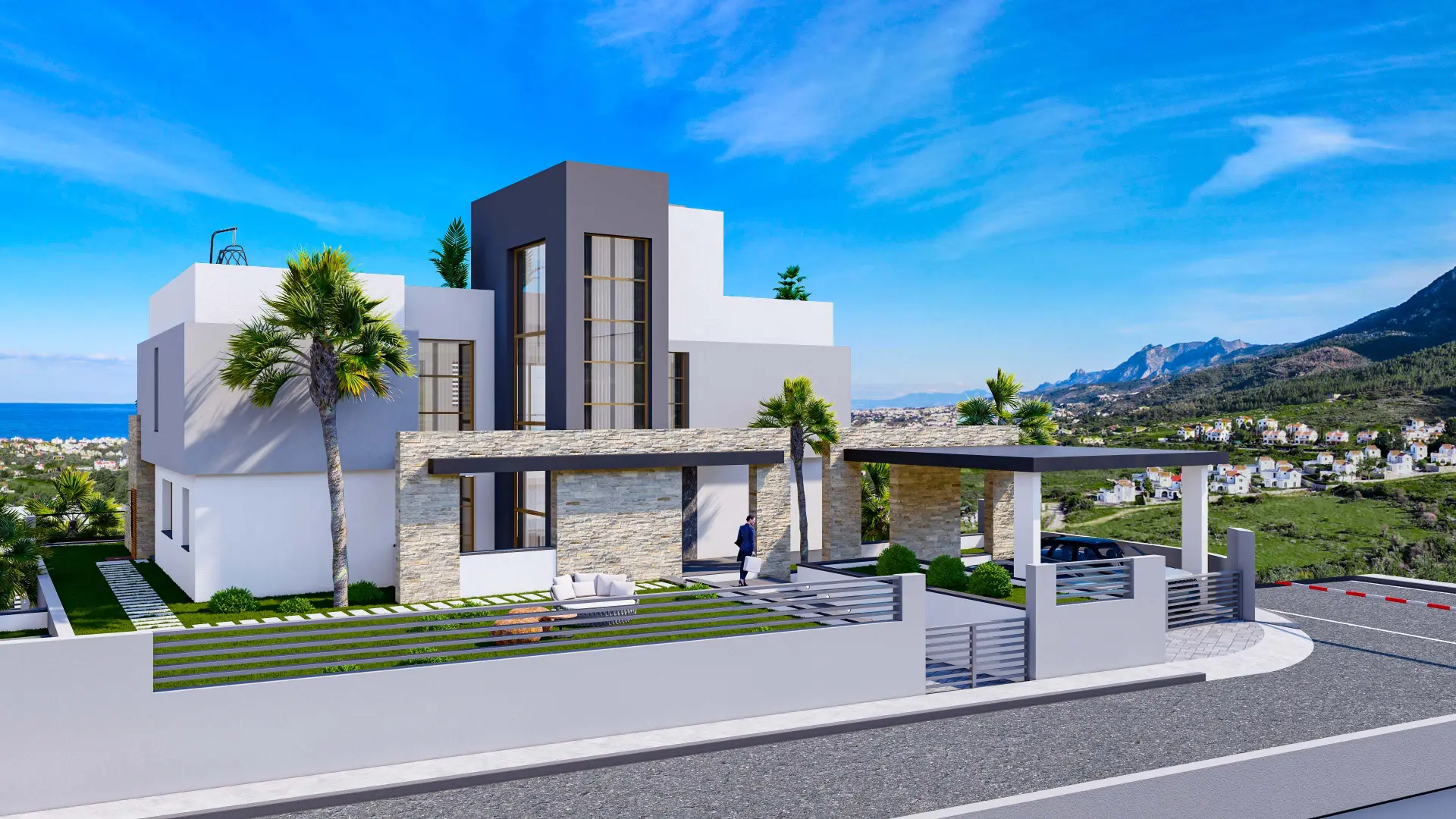 6 Bedroom Triplex Villa with Infinity Pool for Sale in Lapta