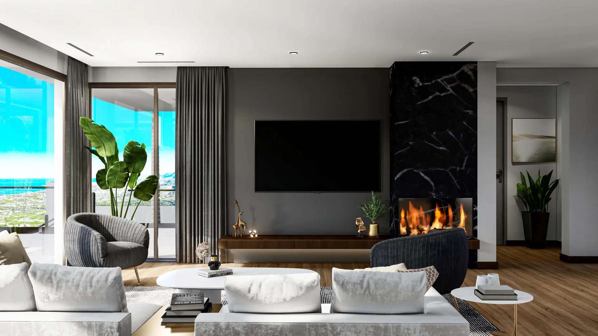 6 Bedroom Triplex Villa with Infinity Pool for Sale in Lapta