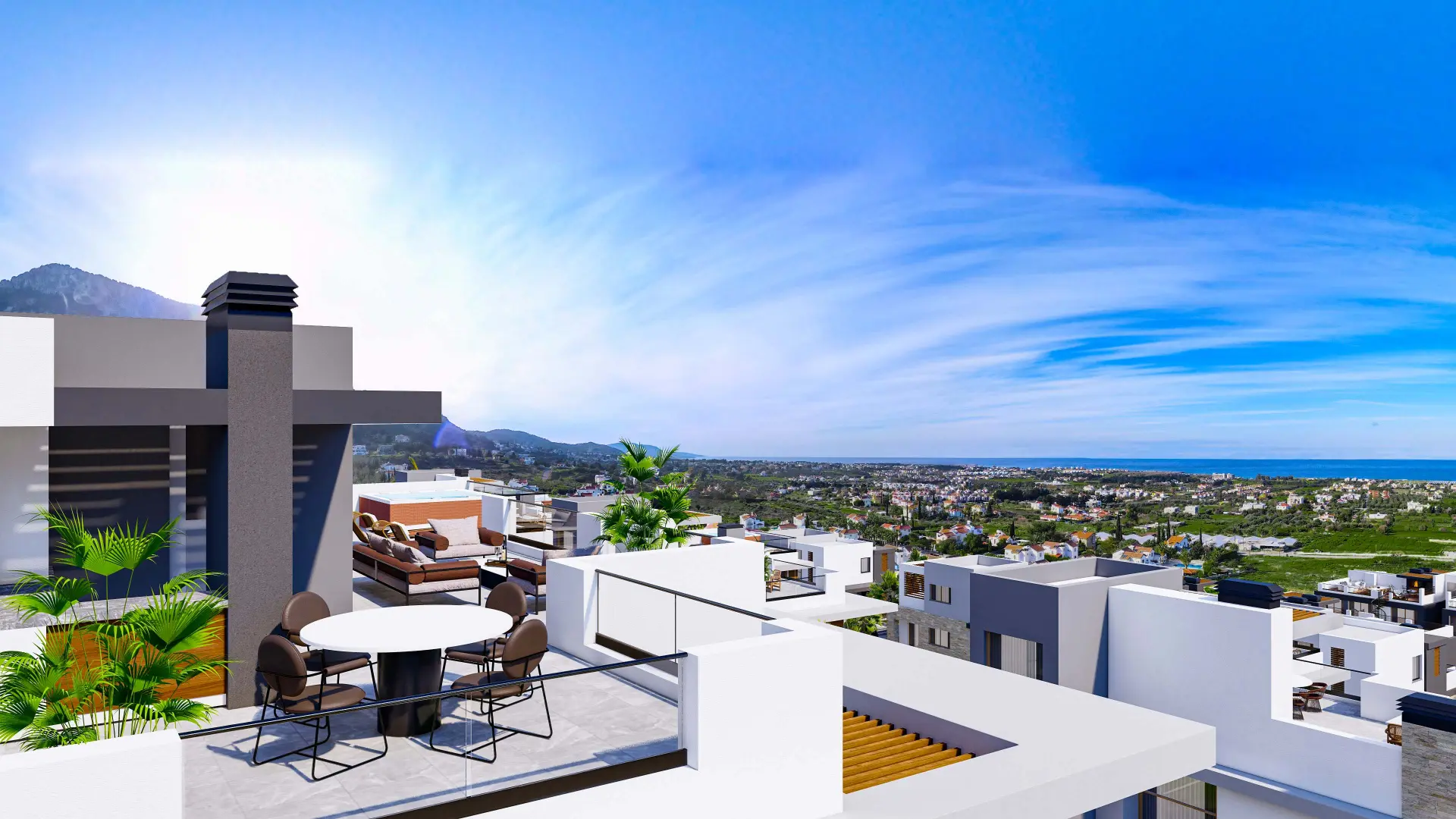 6 Bedroom Triplex Villa with Infinity Pool for Sale in Lapta