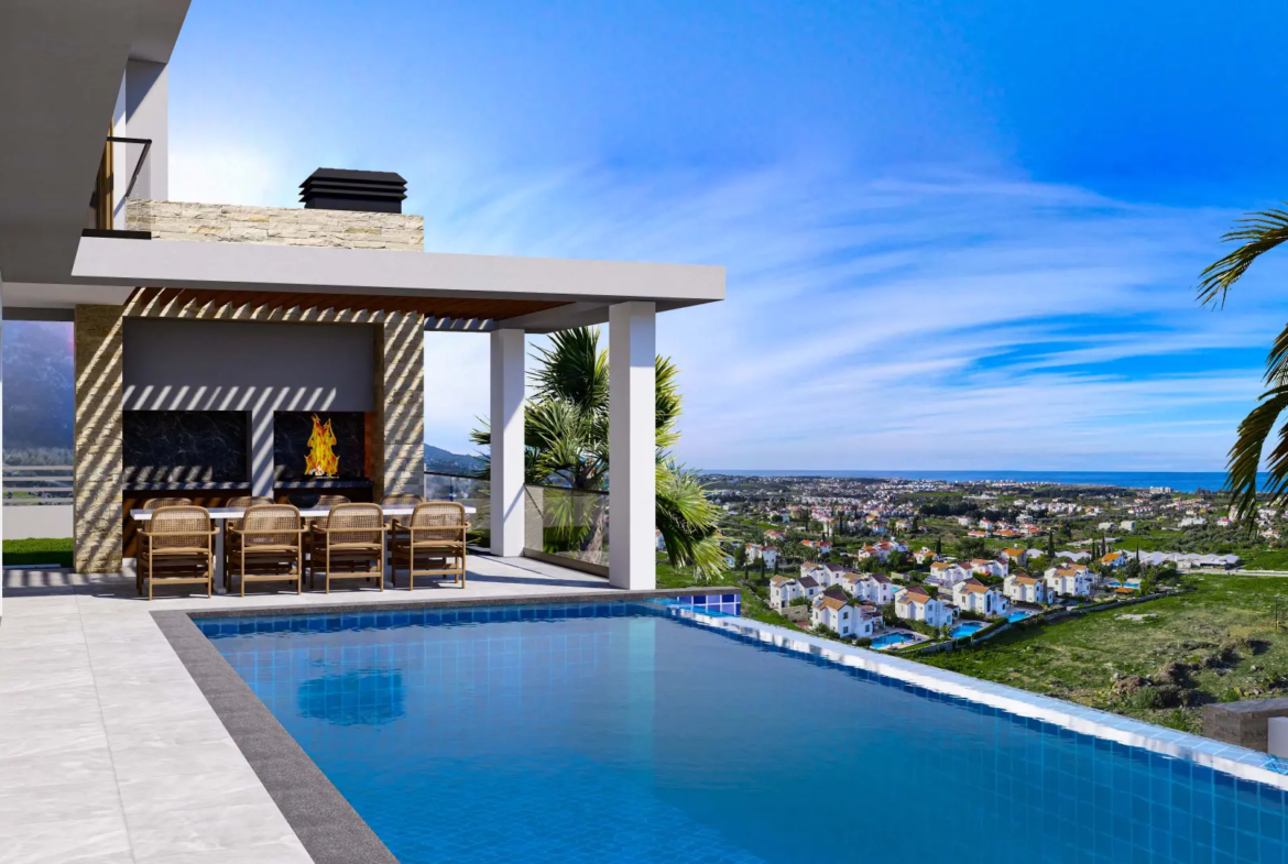 6 Bedroom Triplex Villa with Infinity Pool for Sale in Lapta