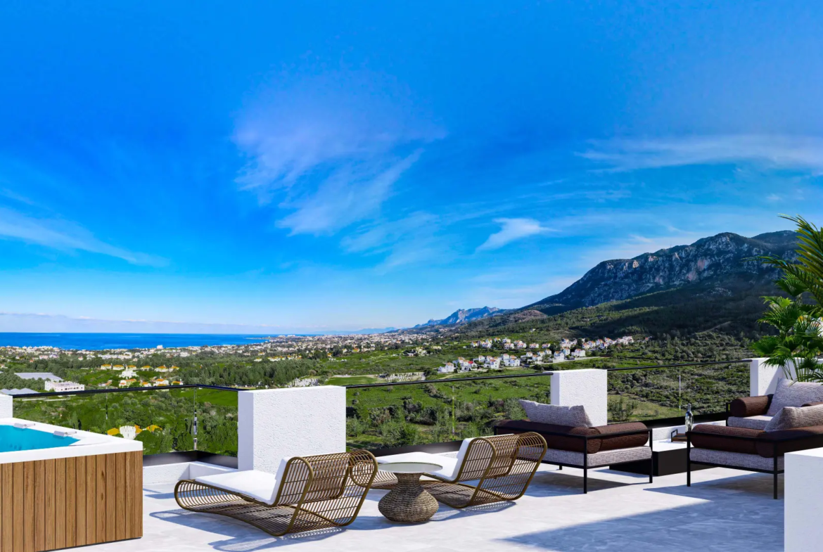 6 Bedroom Triplex Villa with Infinity Pool for Sale in Lapta