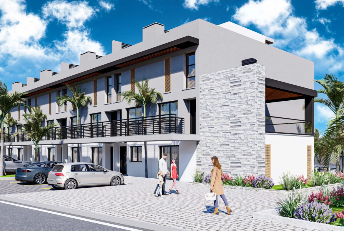 Apartment with Private Garden for Sale in Tatlisu