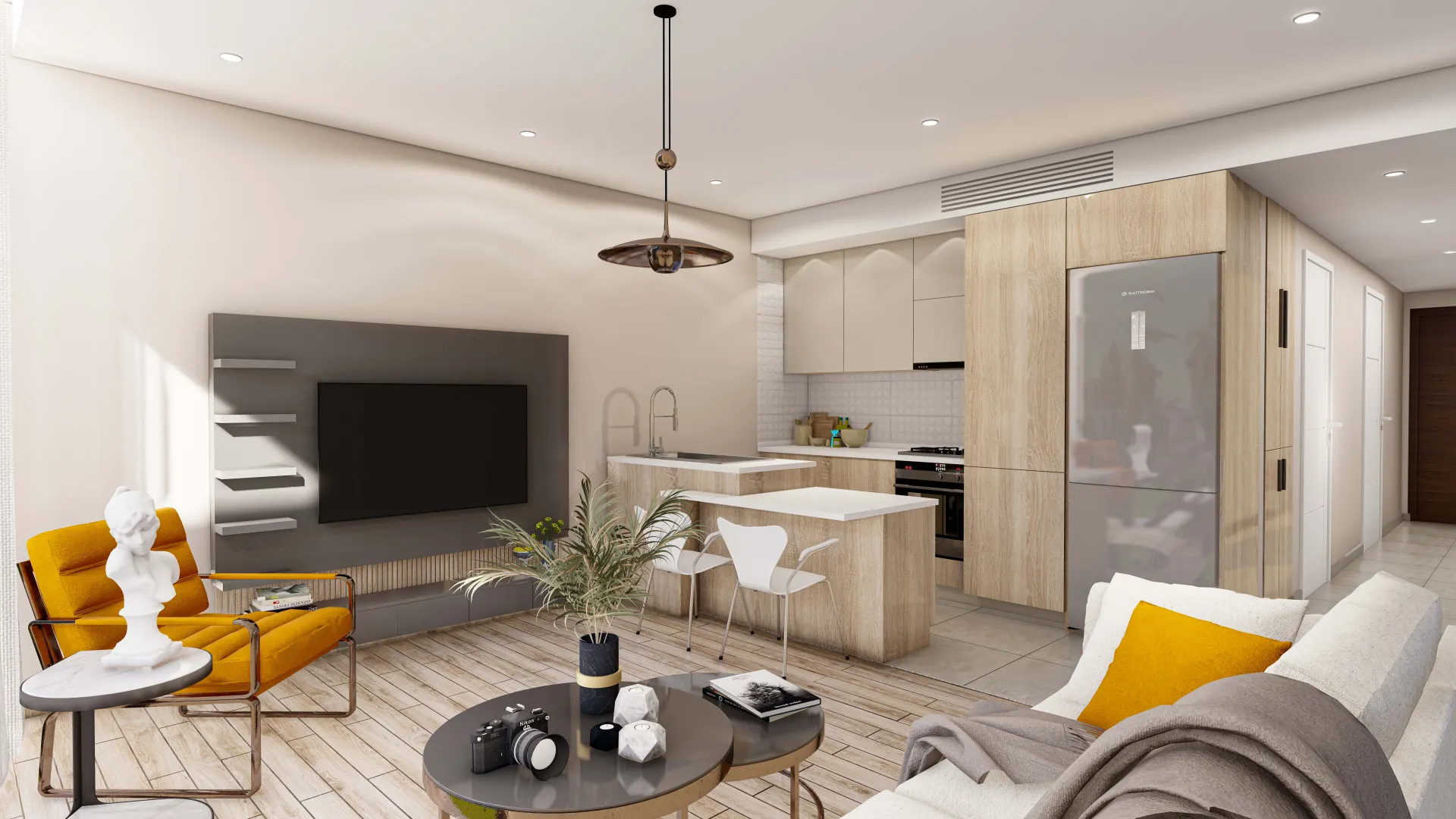 Apartment with Private Garden for Sale in Tatlisu