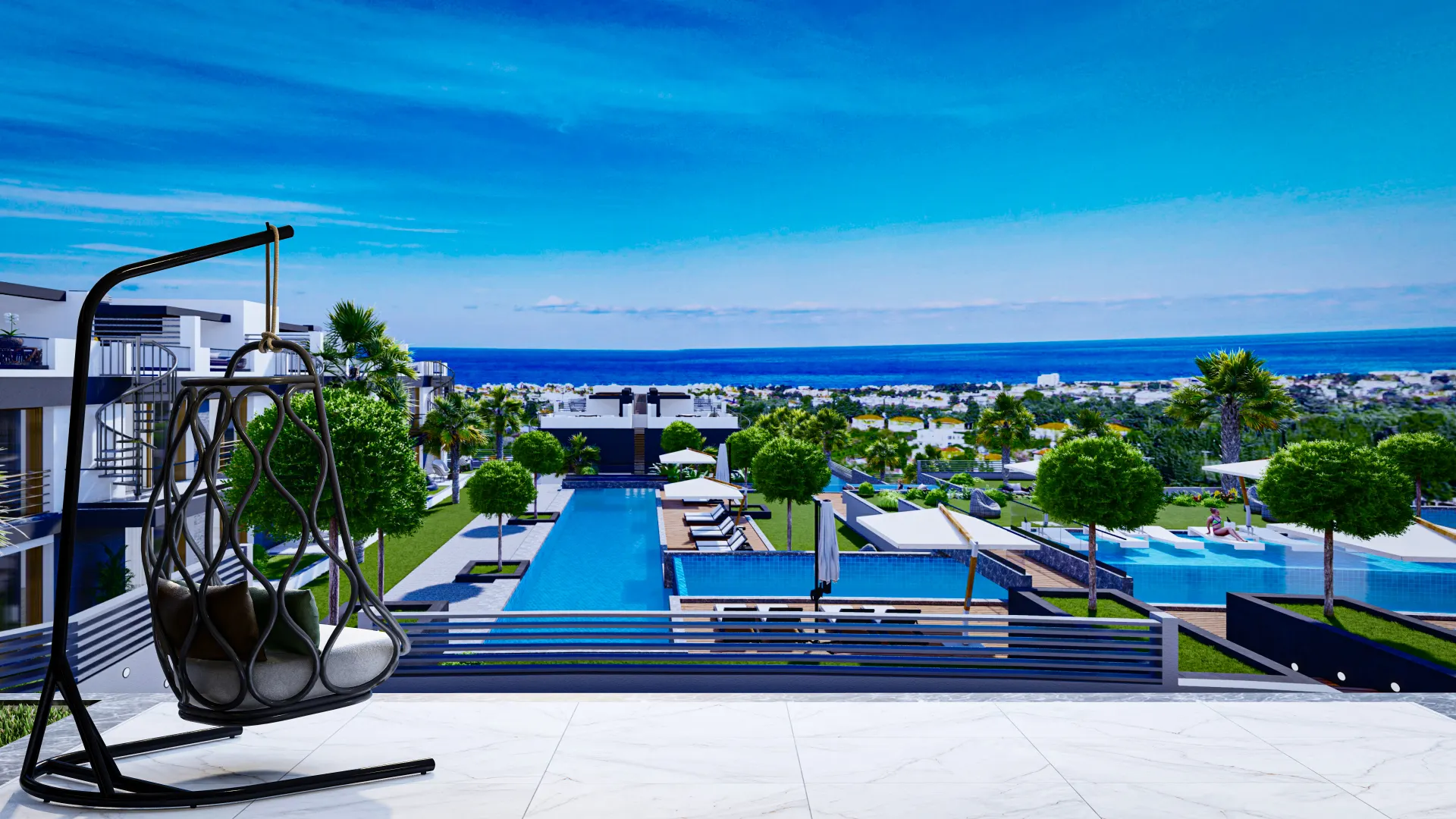 Apartment with Roof Terrace for Sale in Lapta