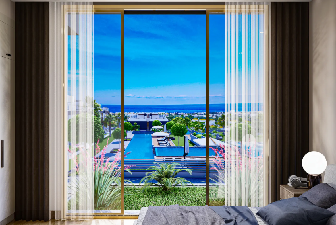 Apartment with Roof Terrace for Sale in Lapta