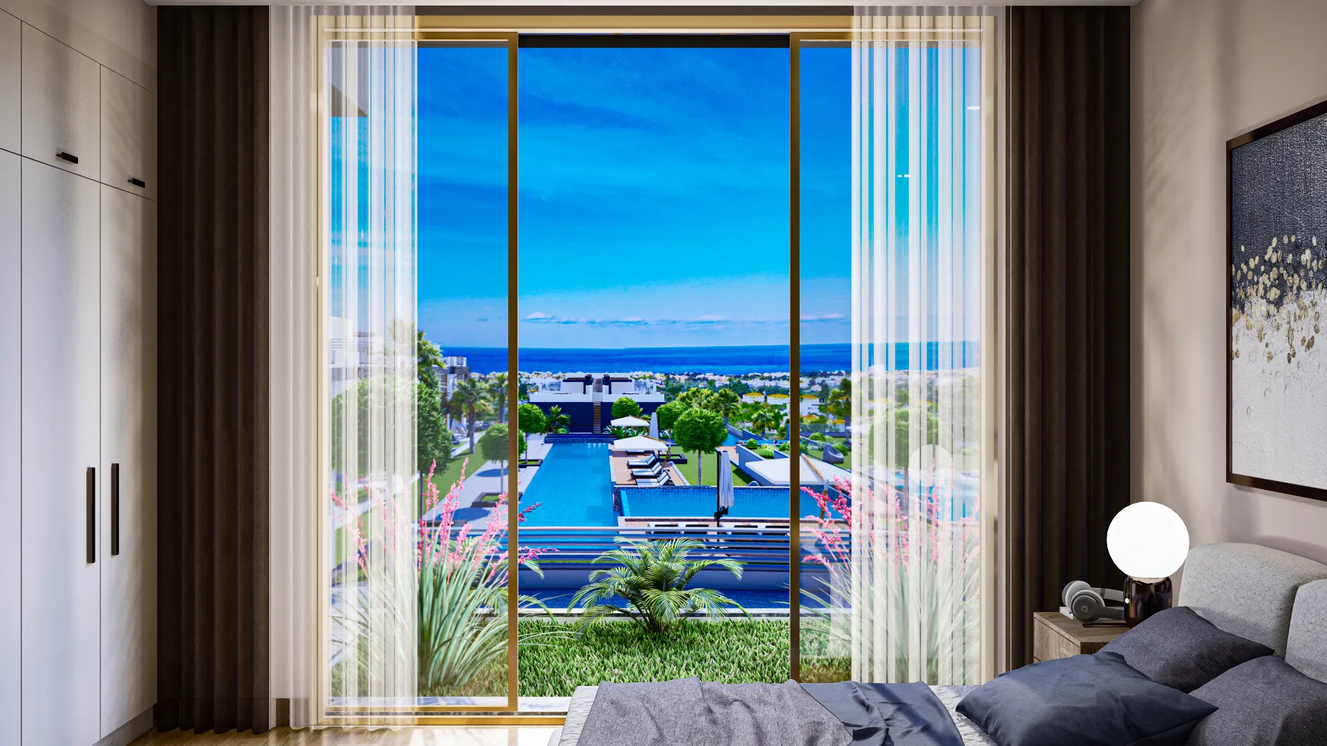 Apartment with Roof Terrace for Sale in Lapta
