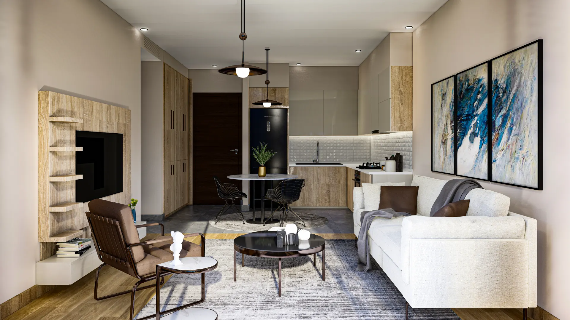 Apartment with Roof Terrace for Sale in Lapta