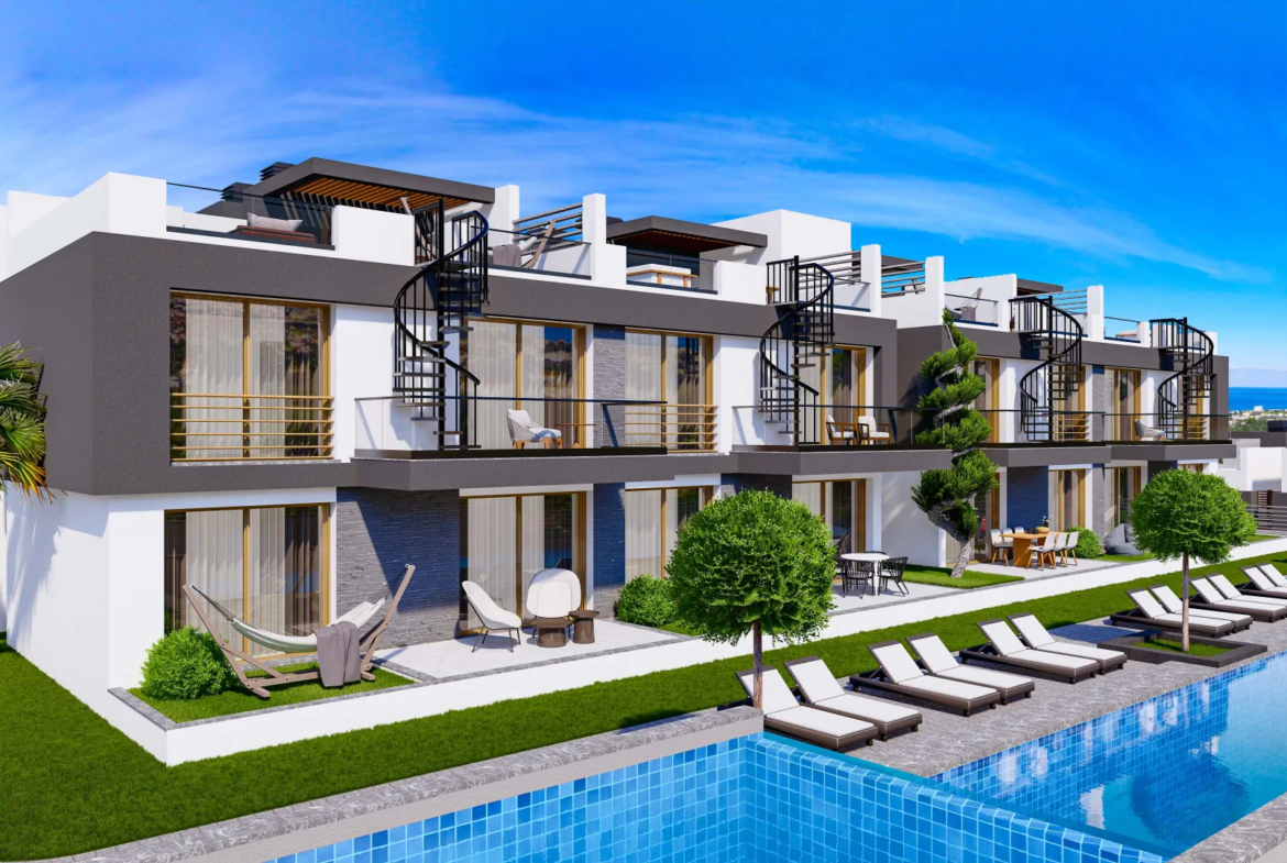 Apartment with Roof Terrace for Sale in Lapta