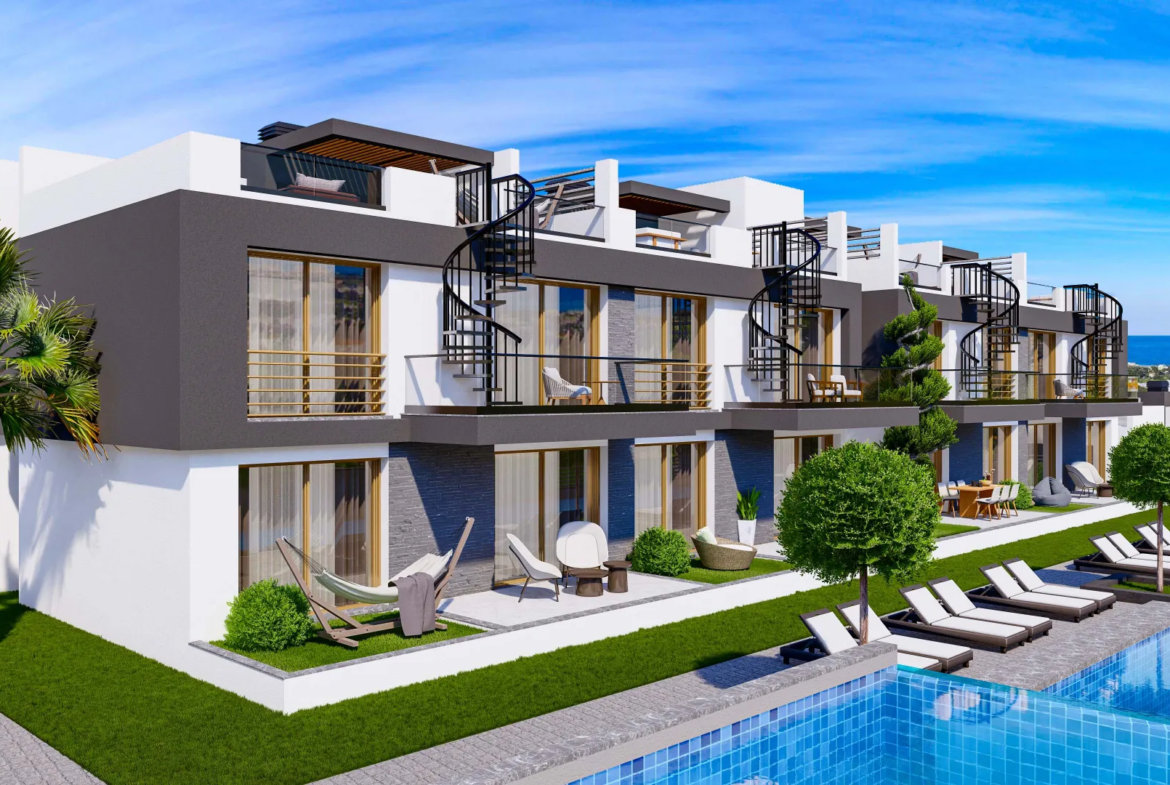Apartment with Roof Terrace for Sale in Lapta