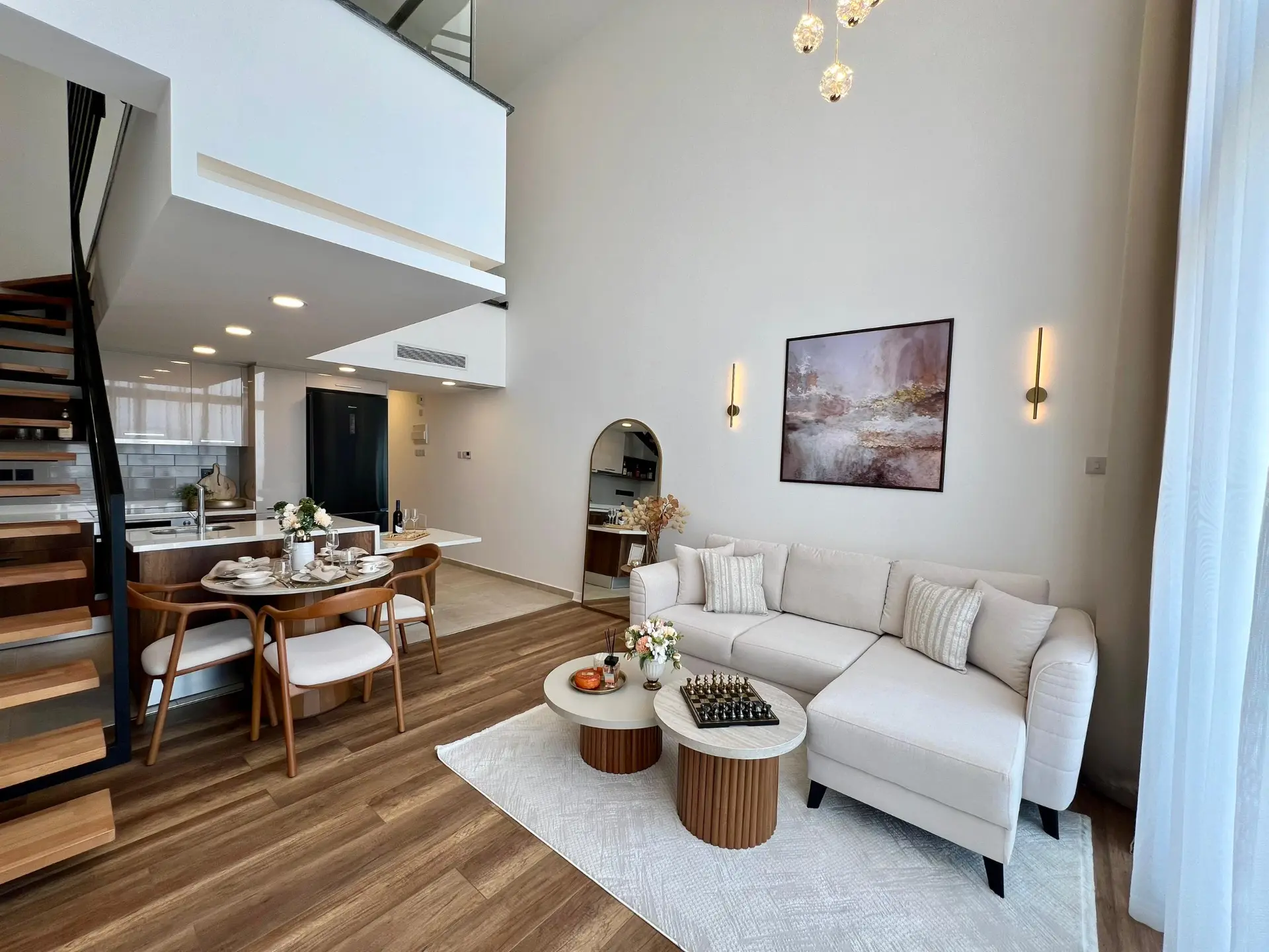 Furnished 2 Bedroom Loft Apartment in North Cyprus