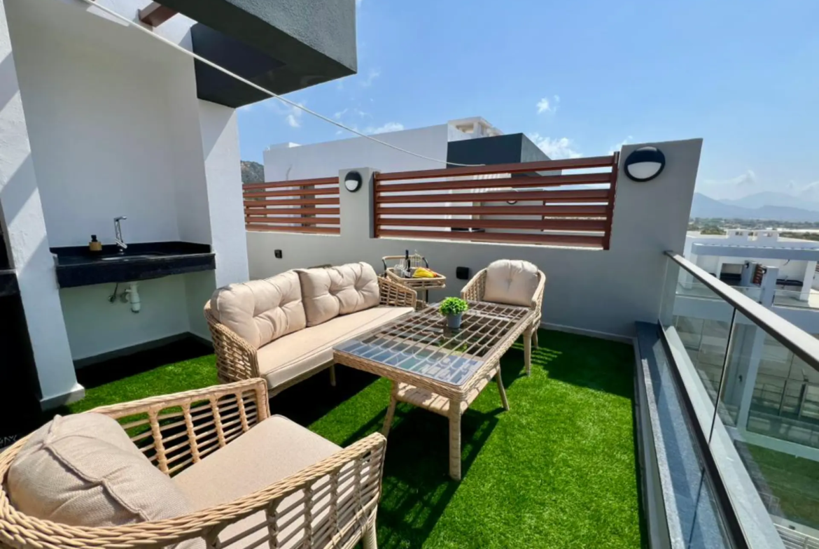Furnished 2 Bedroom Loft Apartment in North Cyprus