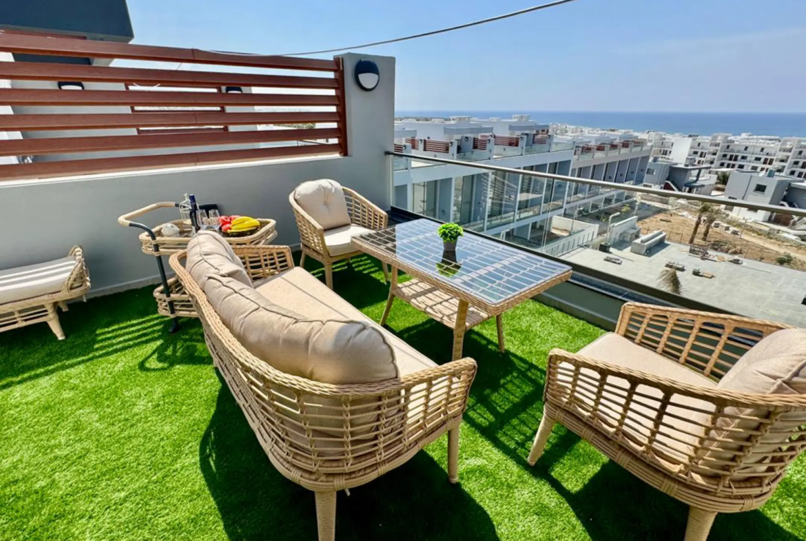 Furnished 2 Bedroom Loft Apartment in North Cyprus