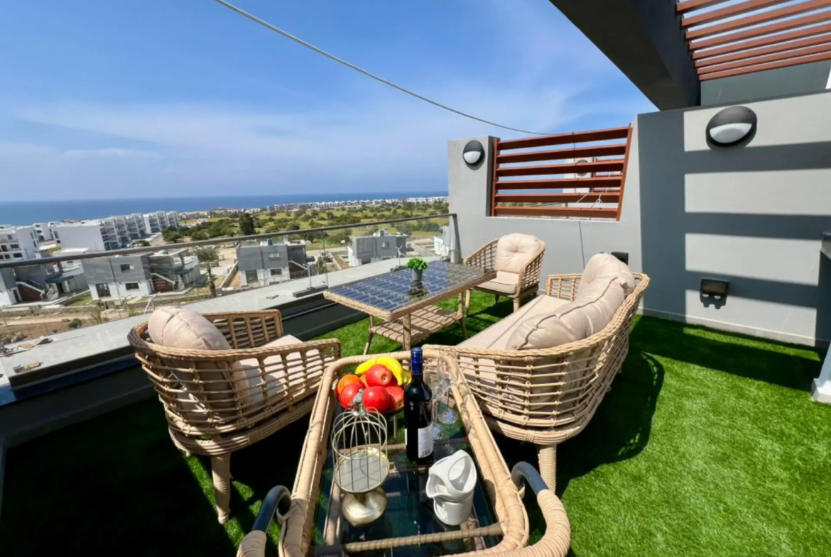 Furnished 2 Bedroom Loft Apartment in North Cyprus