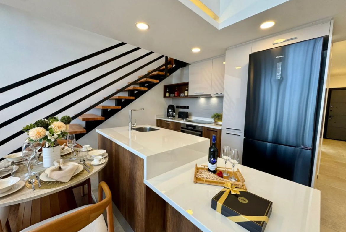 Furnished 2 Bedroom Loft Apartment in North Cyprus