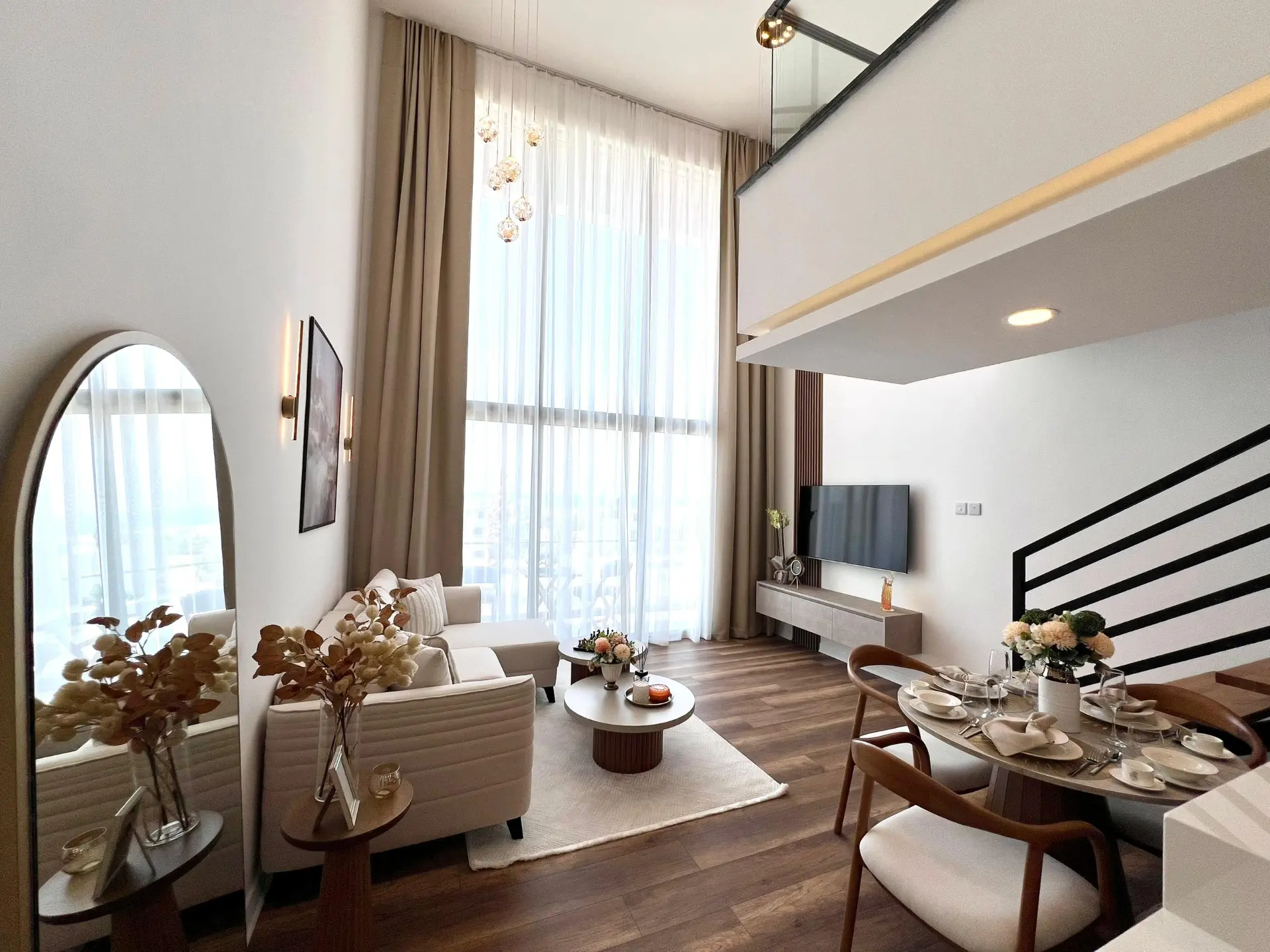 Furnished 2 Bedroom Loft Apartment in North Cyprus