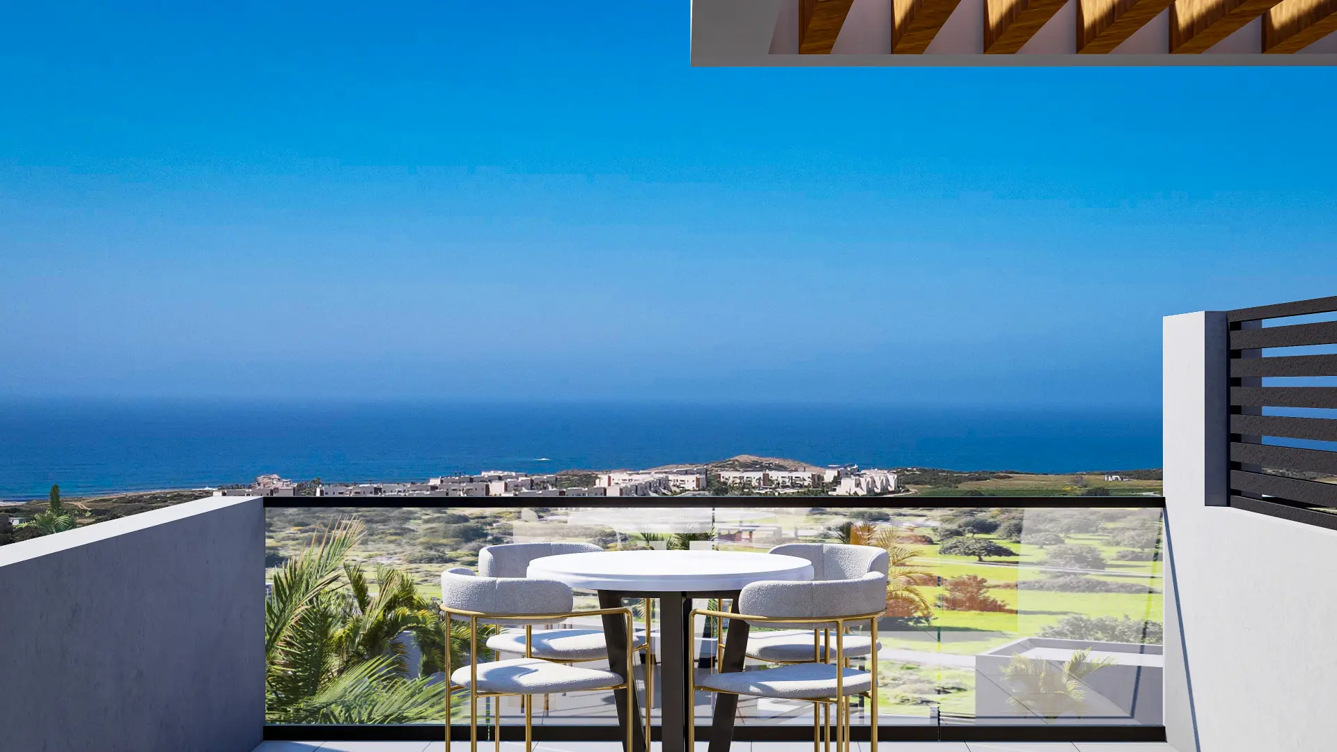 Loft Apartment with Sea View Roof Terrace for Sale in Tatlisu