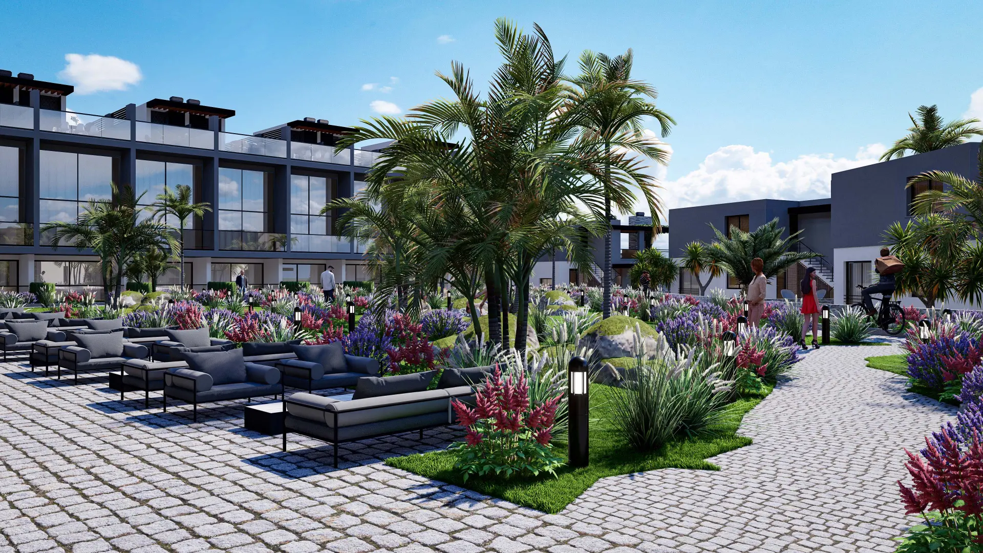 Loft Apartment with Sea View Roof Terrace for Sale in Tatlisu