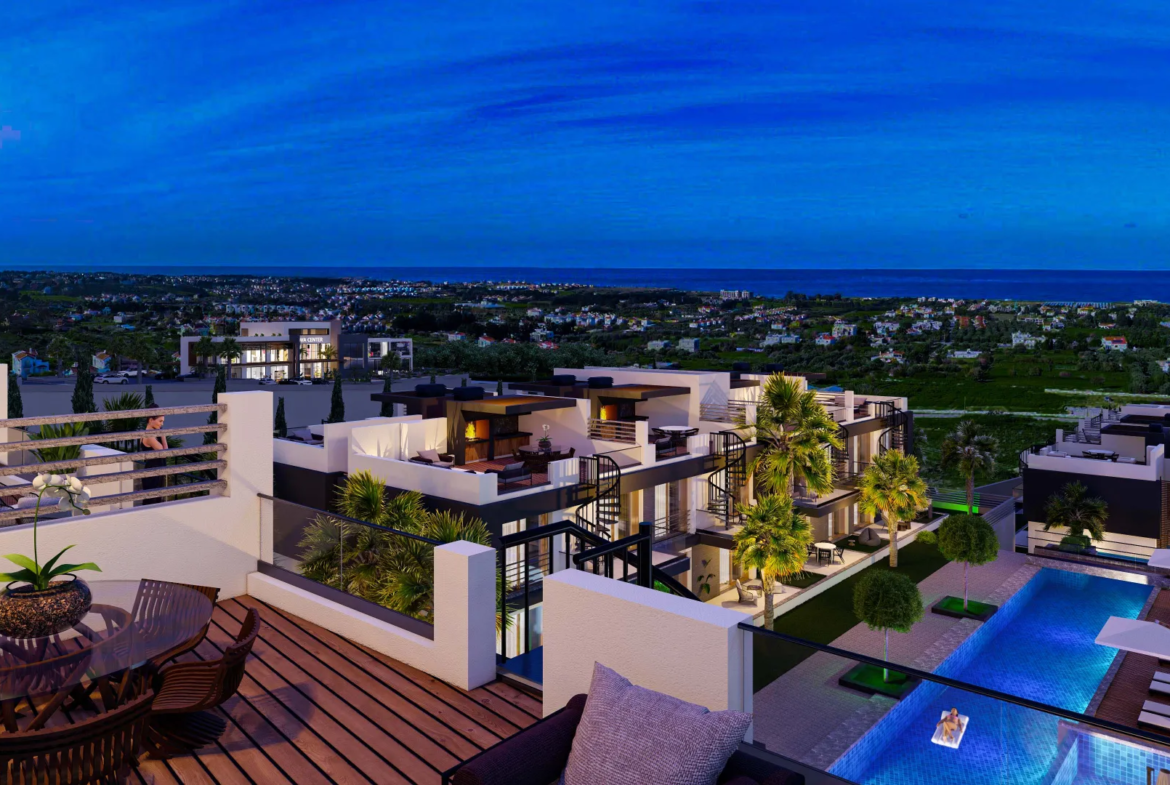 Sea View Apartment with Private Garden for Sale in Lapta