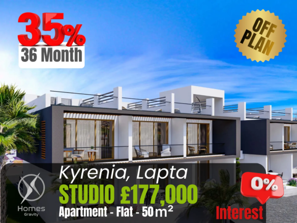 Studio Flat for Sale in Lapta