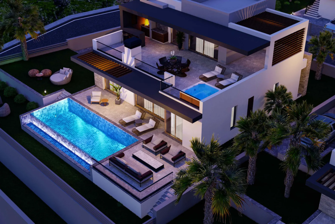 Villa with Private Pool for Sale in Lapta