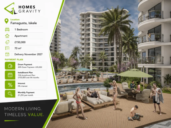 Apartment for Sale in Iskele Near the Beach