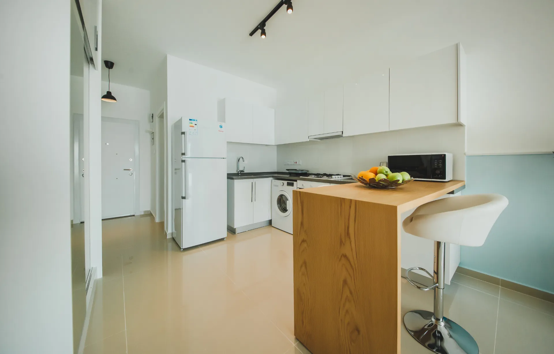 Furnished Sea View Studio Flat for Sale in Iskele North Cyprus