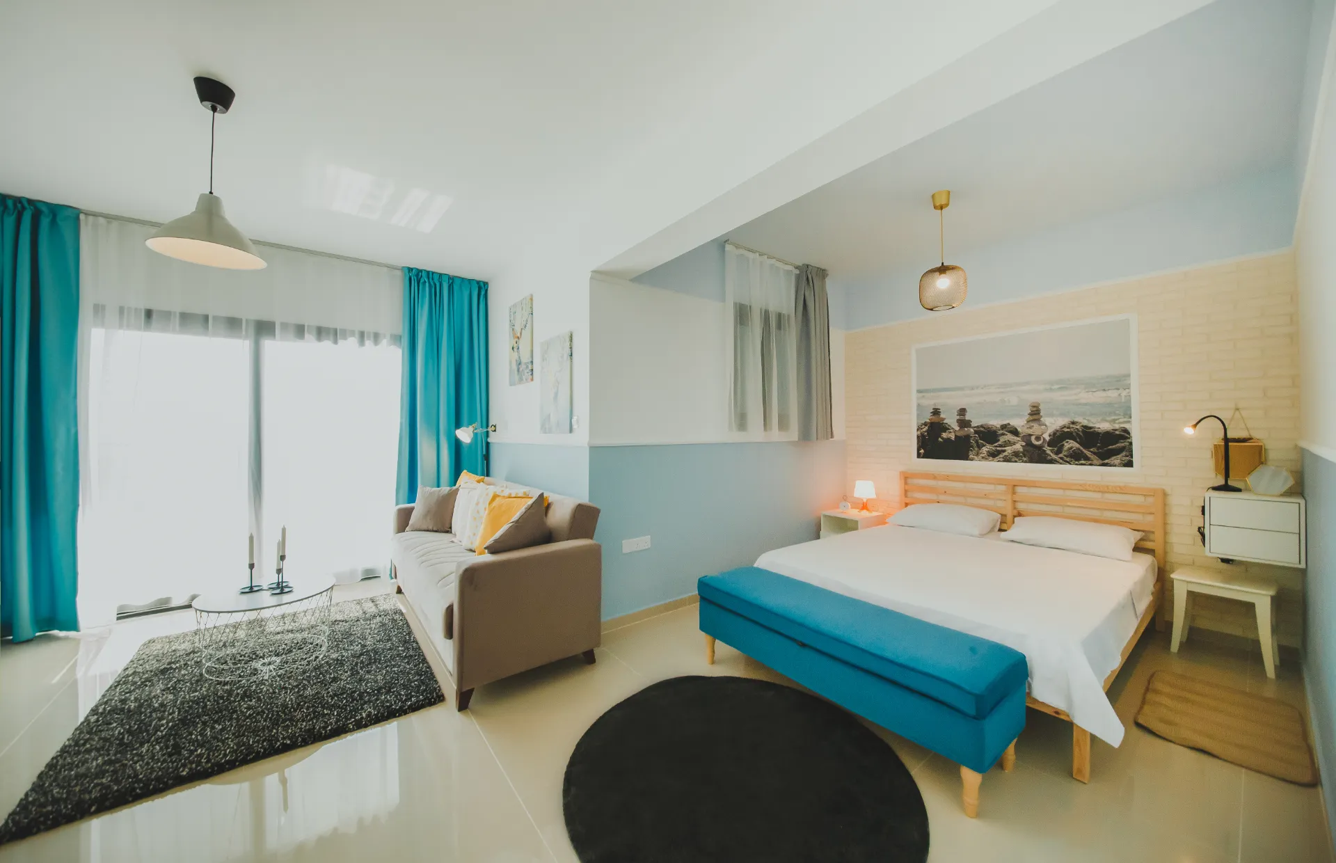 Furnished Sea View Studio Flat for Sale in Iskele North Cyprus