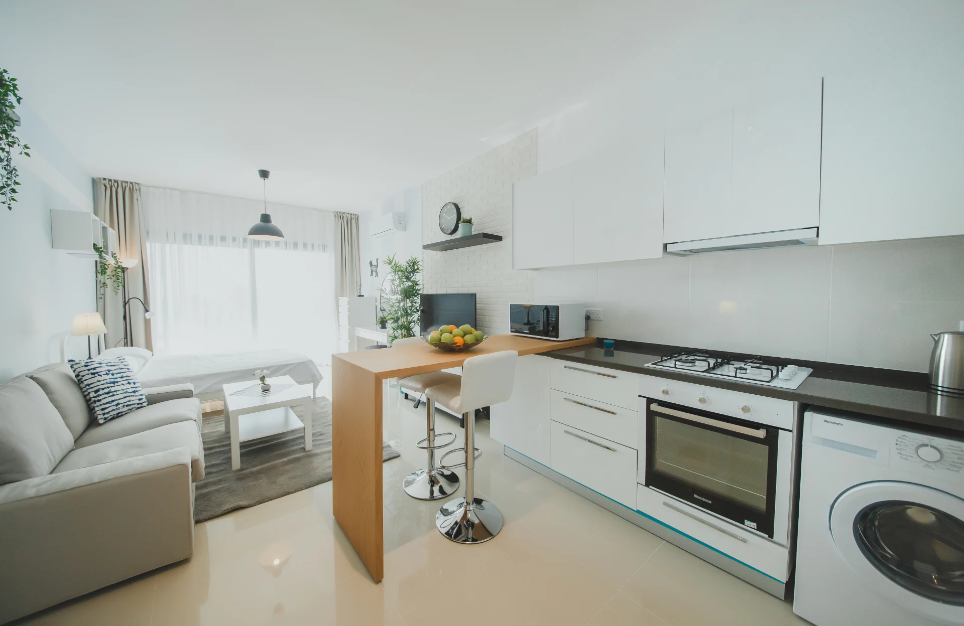 Furnished Sea View Studio Flat for Sale in North Cyprus – 01 Furnished Sea View Studio Flat for Sale in North Cyprus