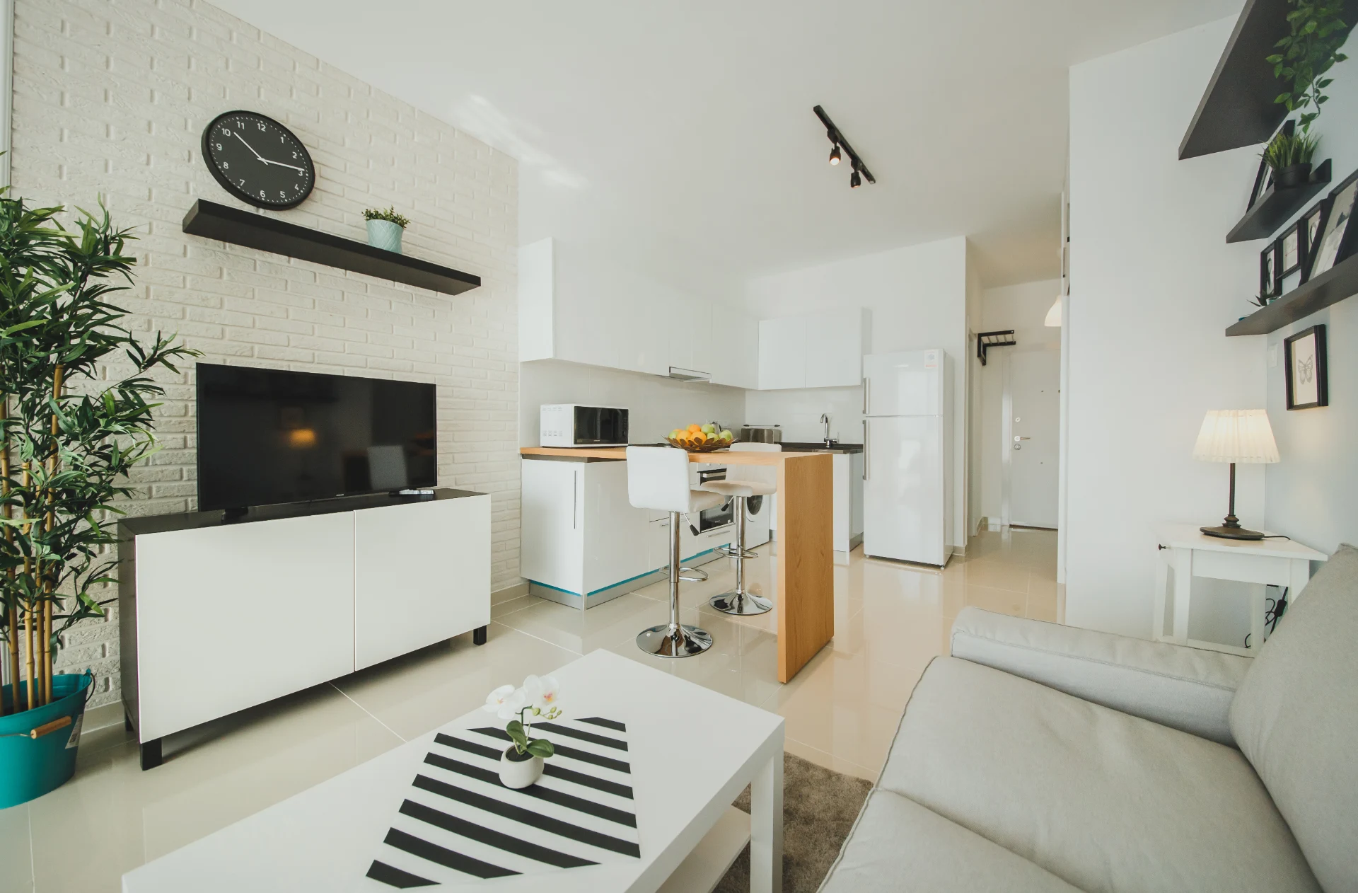 Furnished Sea View Studio Flat for Sale in North Cyprus – 010 Furnished Sea View Studio Flat for Sale in North Cyprus